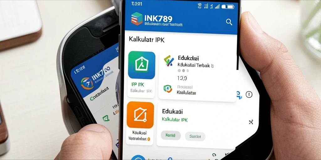 Tampilan antarmuka INK789 yang sederhana dan fungsional.