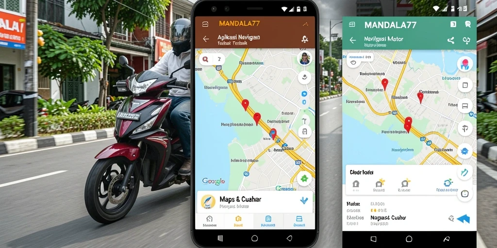 Antarmuka MANDALA77 yang memudahkan navigasi motor.